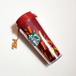 Starbucks Odyssey Limited Edition PSL Pumpkin Spice 22 Oz Tumbler With Charm